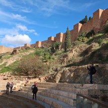 Roman theater with Alcazaba (Arabic fortress) of Málaga